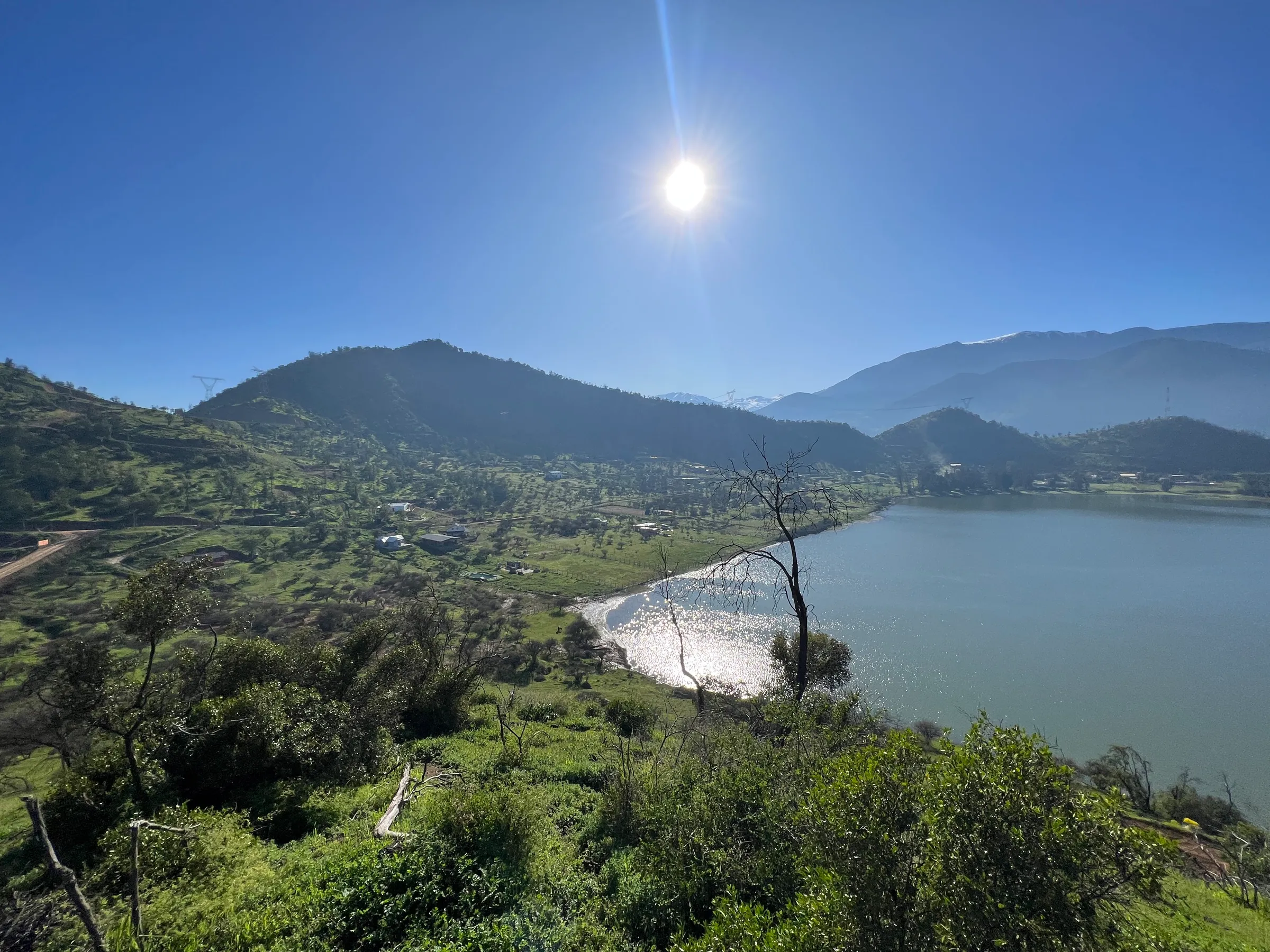 La laguna vista desde lo alto
